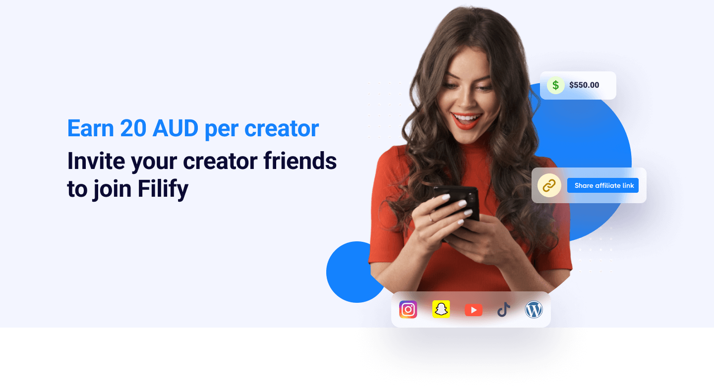 Become ambassador for Filify - Australia