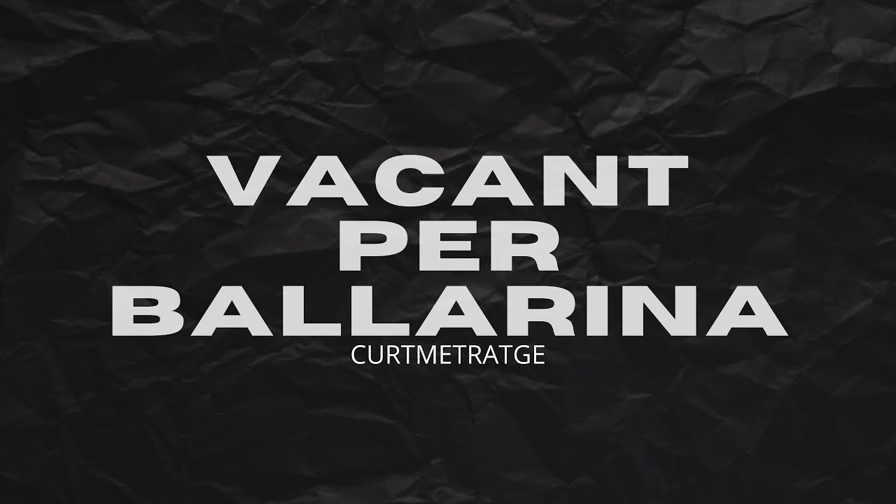 Vacant per ballarina