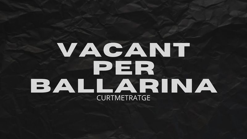 Vacant per ballarina