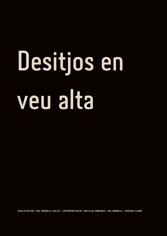 Desitjos en veu alta