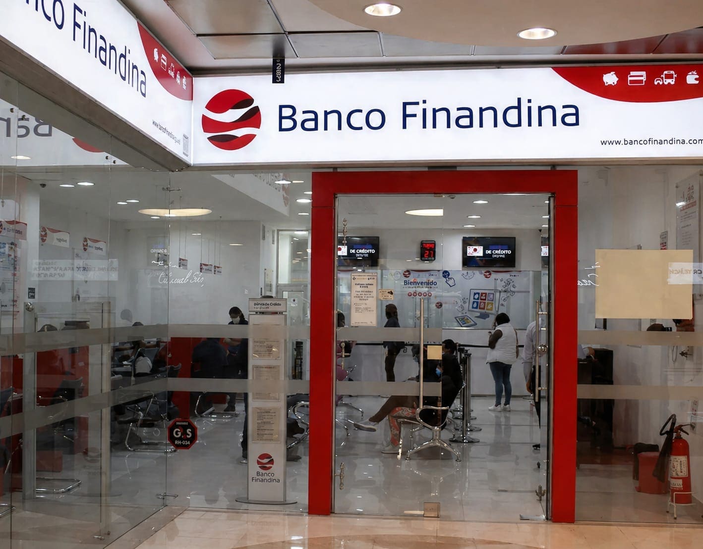 Red de oficinas Finandina