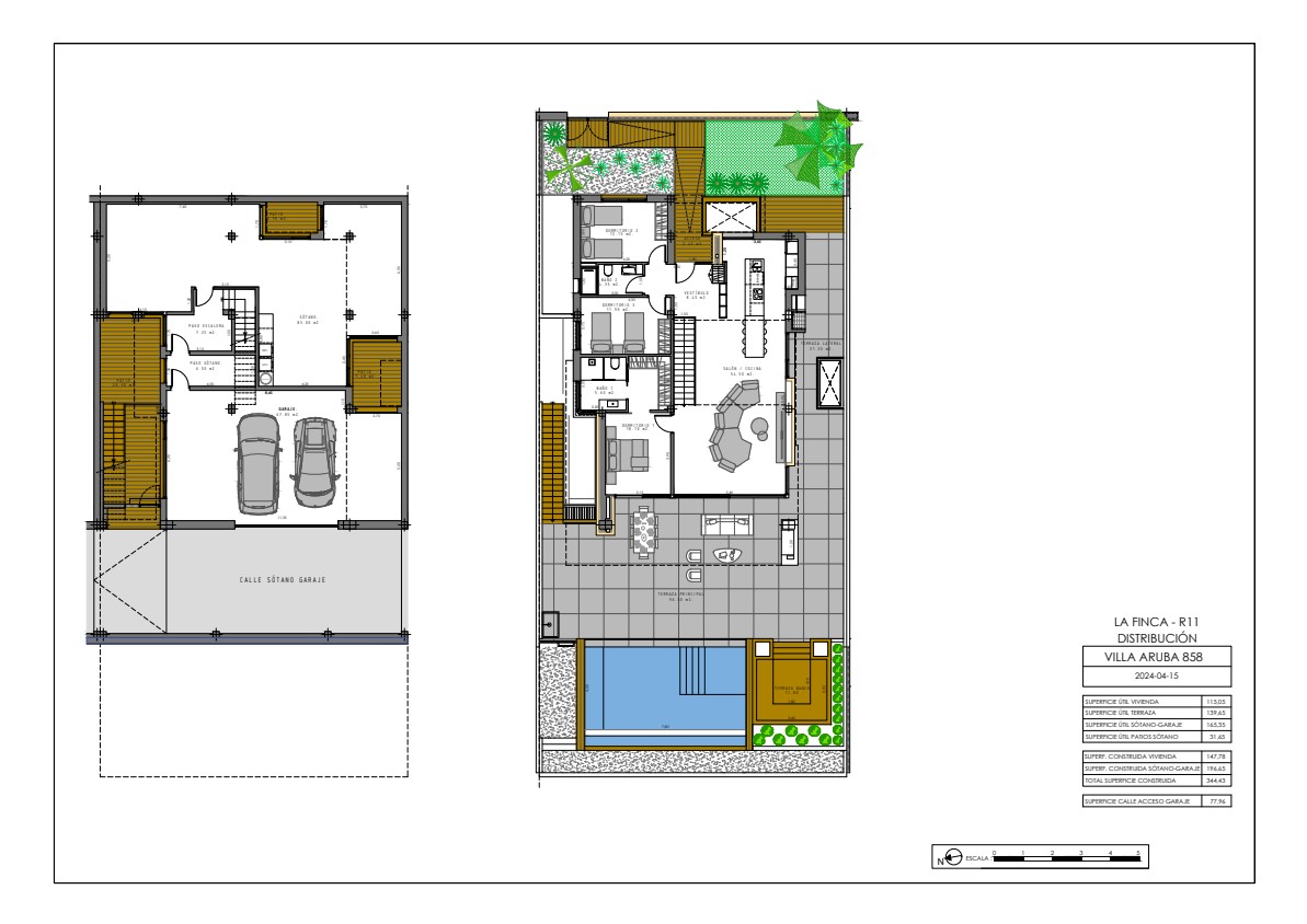 Aruba Villa Floor Plan