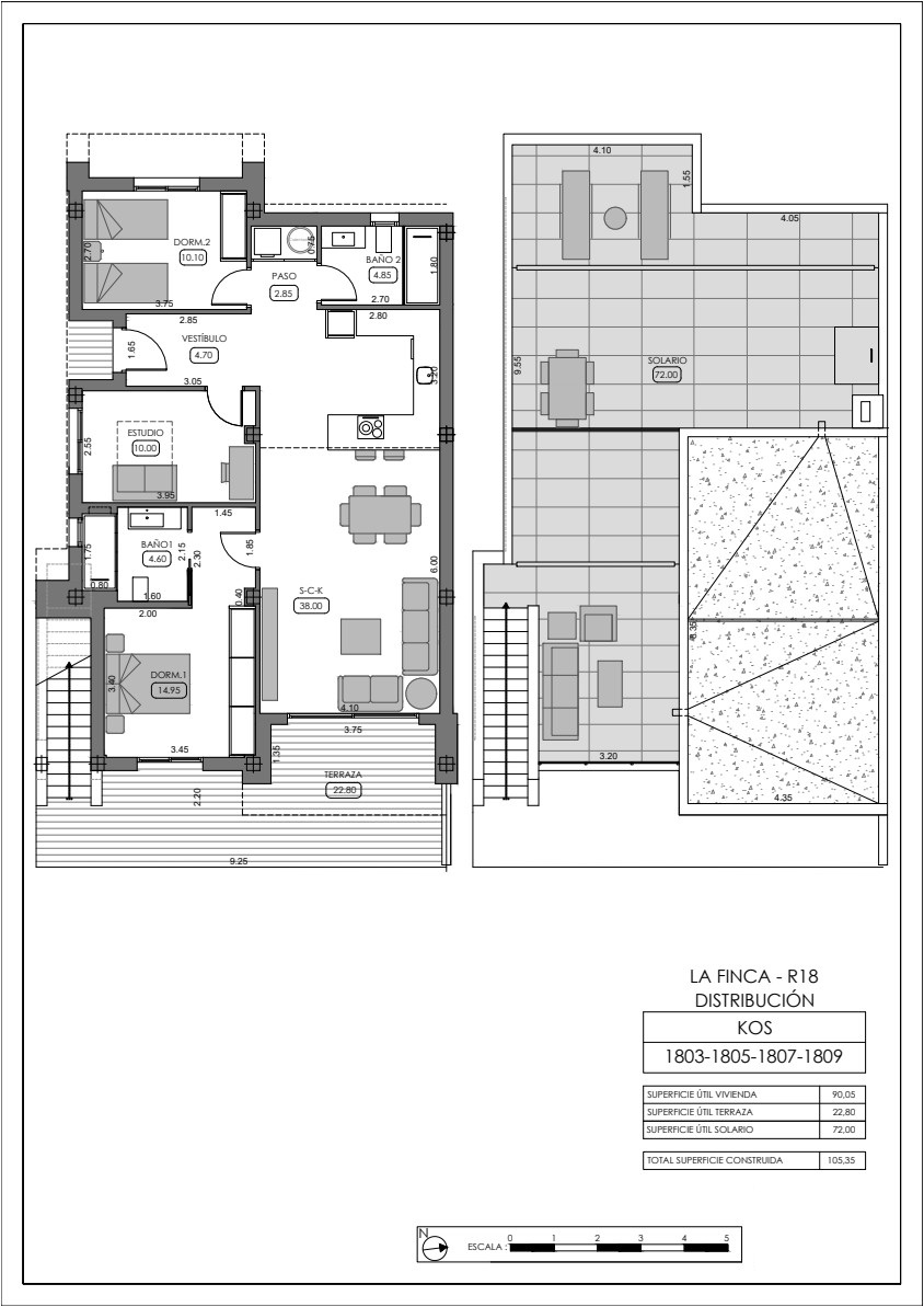Kos R18 Villa Floor Plan