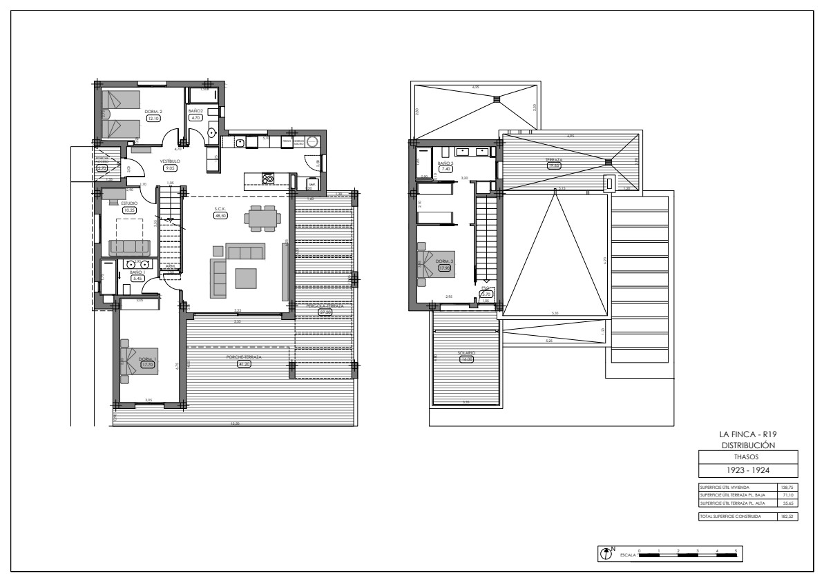 Thasos R19 Villa Floor Plan