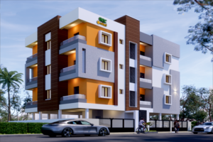 3BHK floor plan
