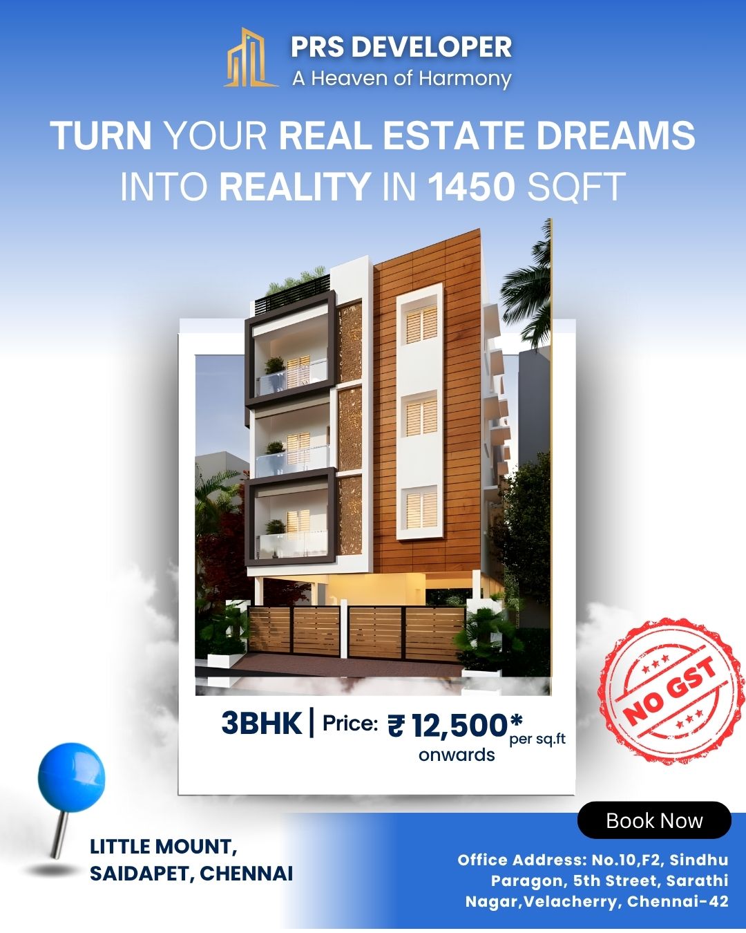 New flats for sale in Saidapet