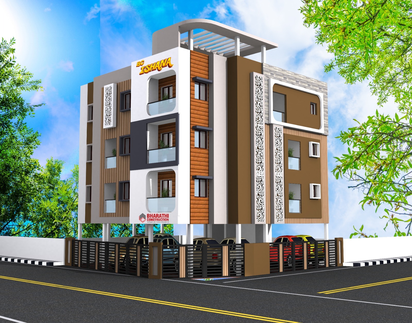 2BHK floor plan