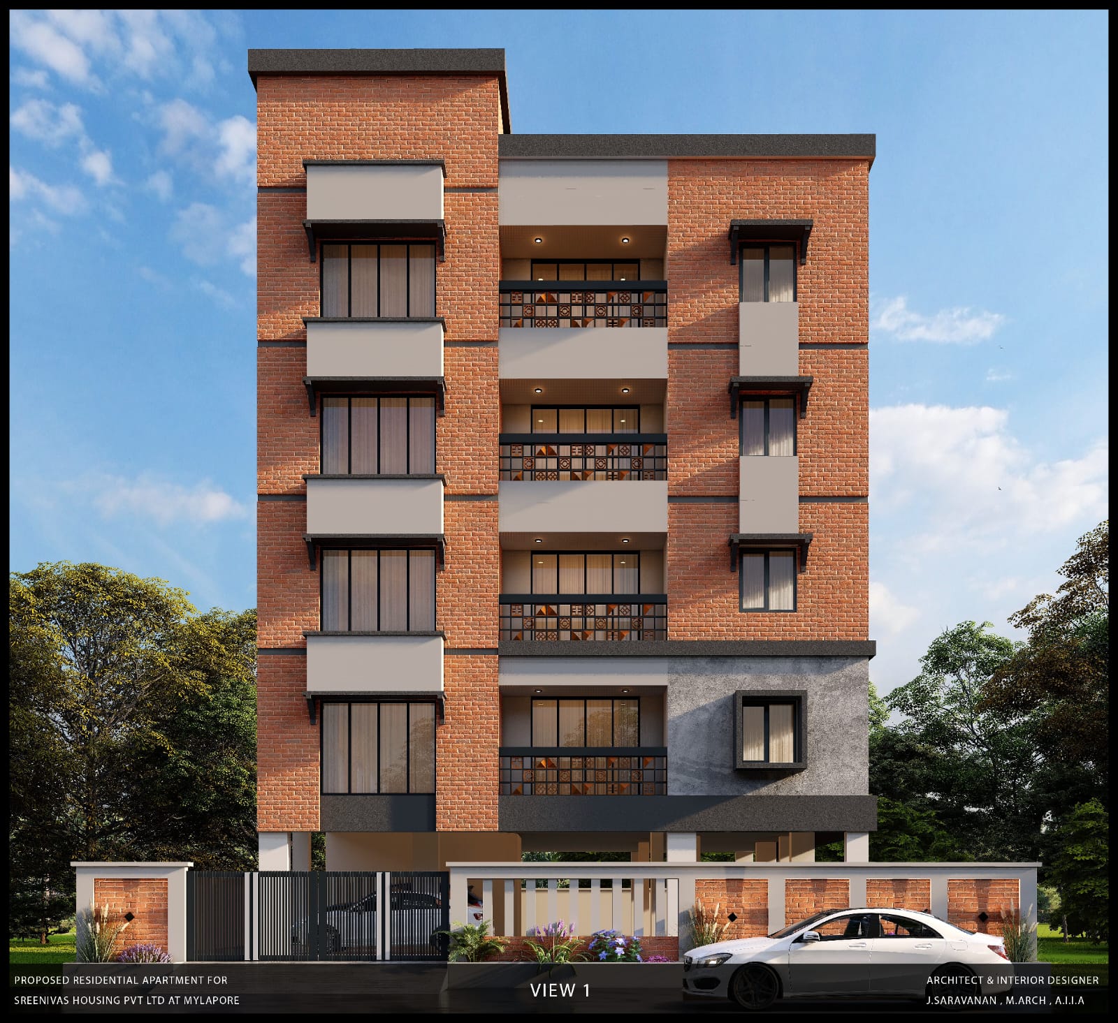 2BHK floor plan