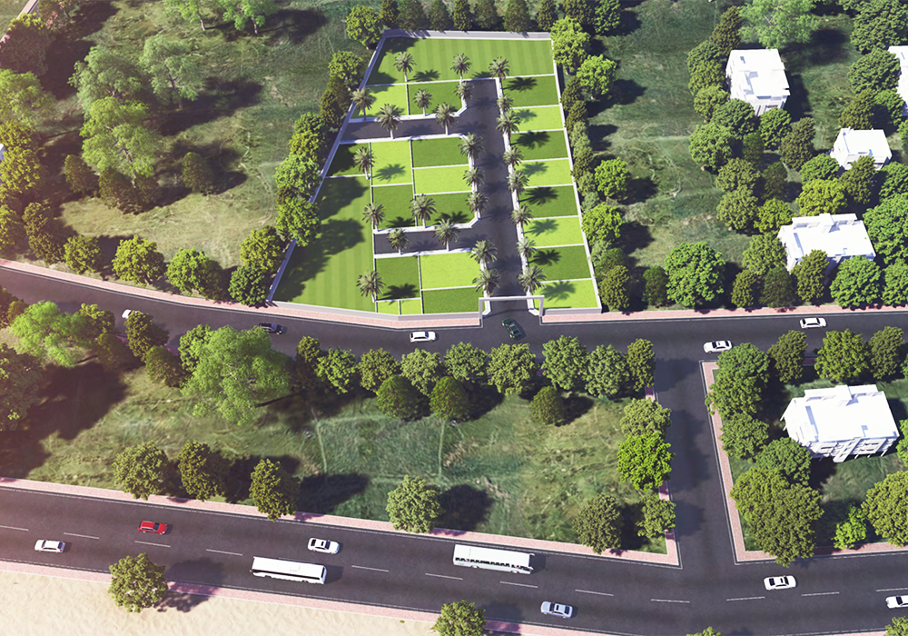 3BHK floor plan