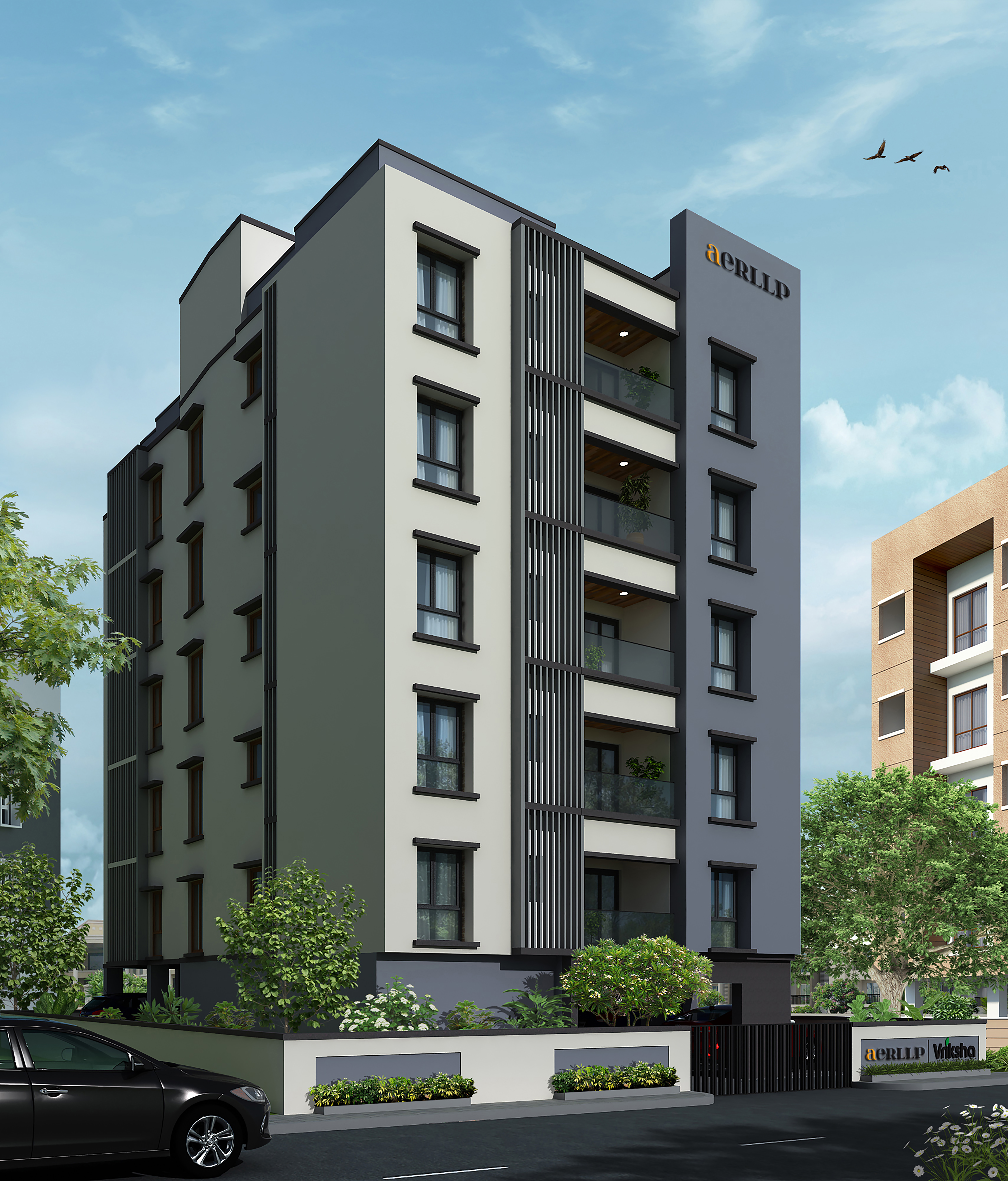 2BHK floor plan