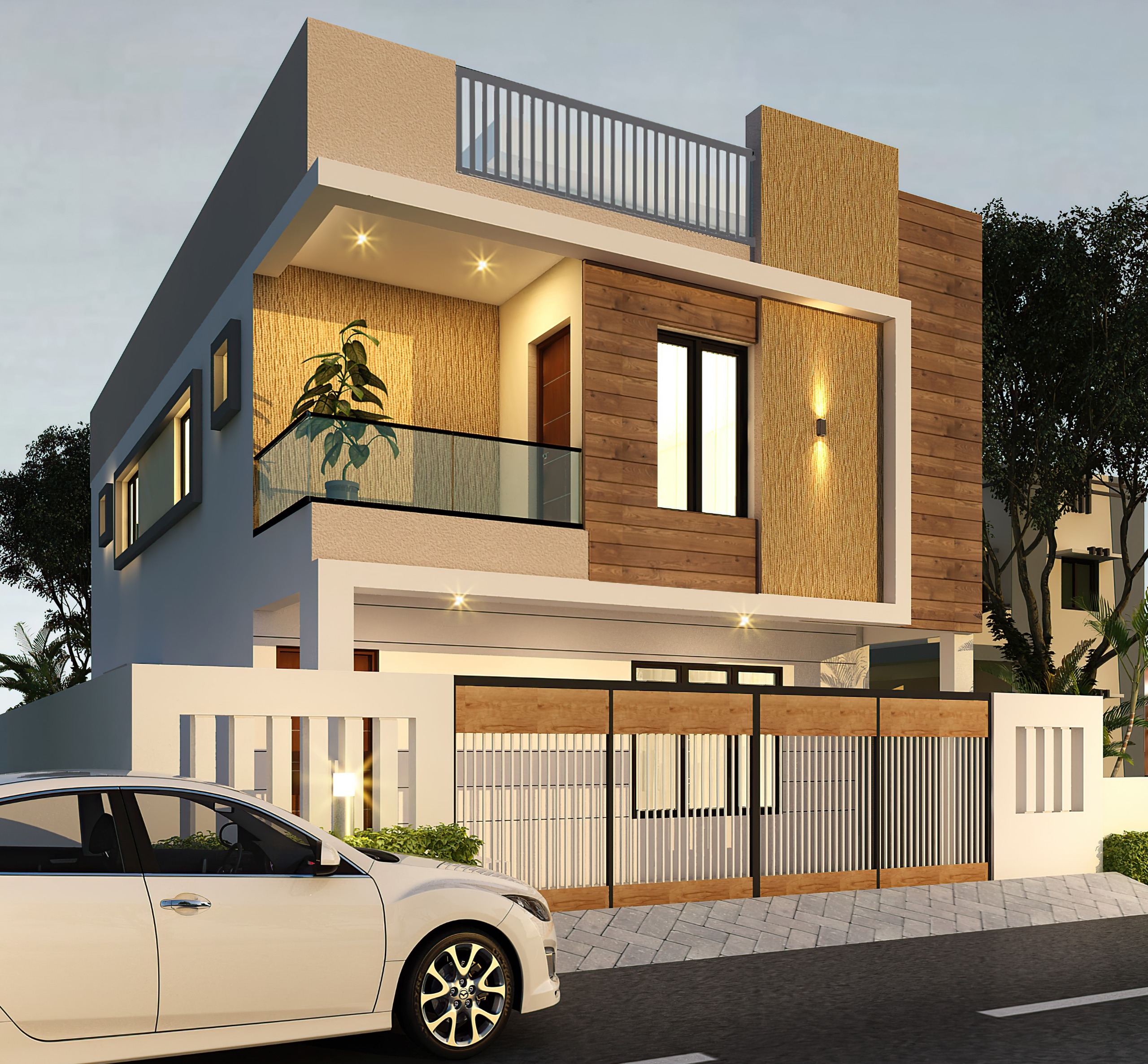 3BHK floor plan