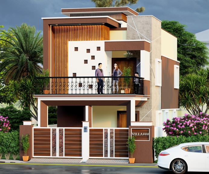 3BHK floor plan