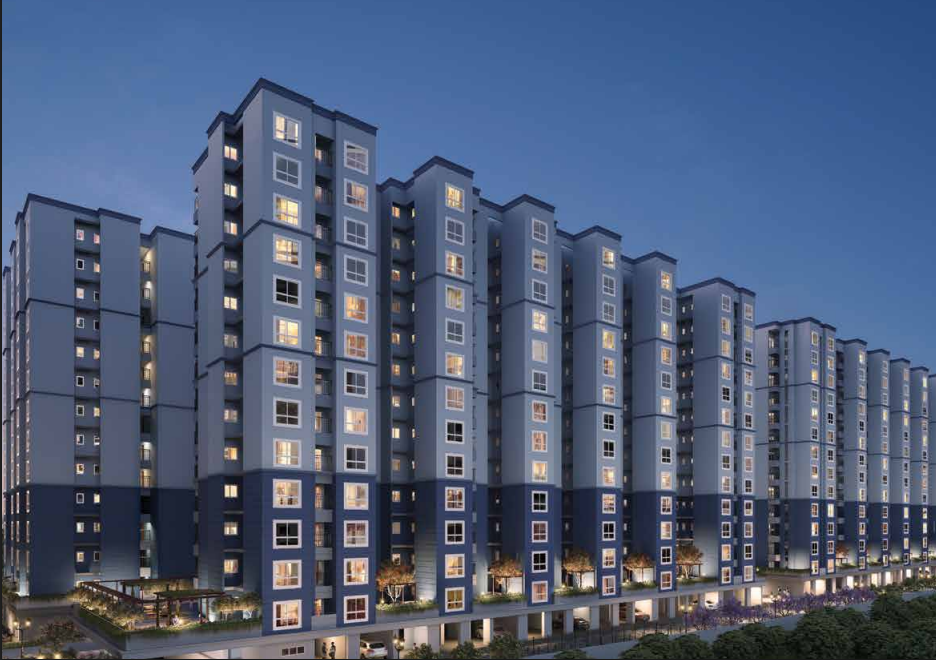 3BHK floor plan