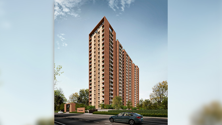 2BHK floor plan