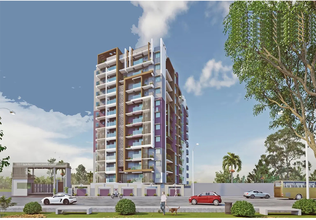 3BHK floor plan