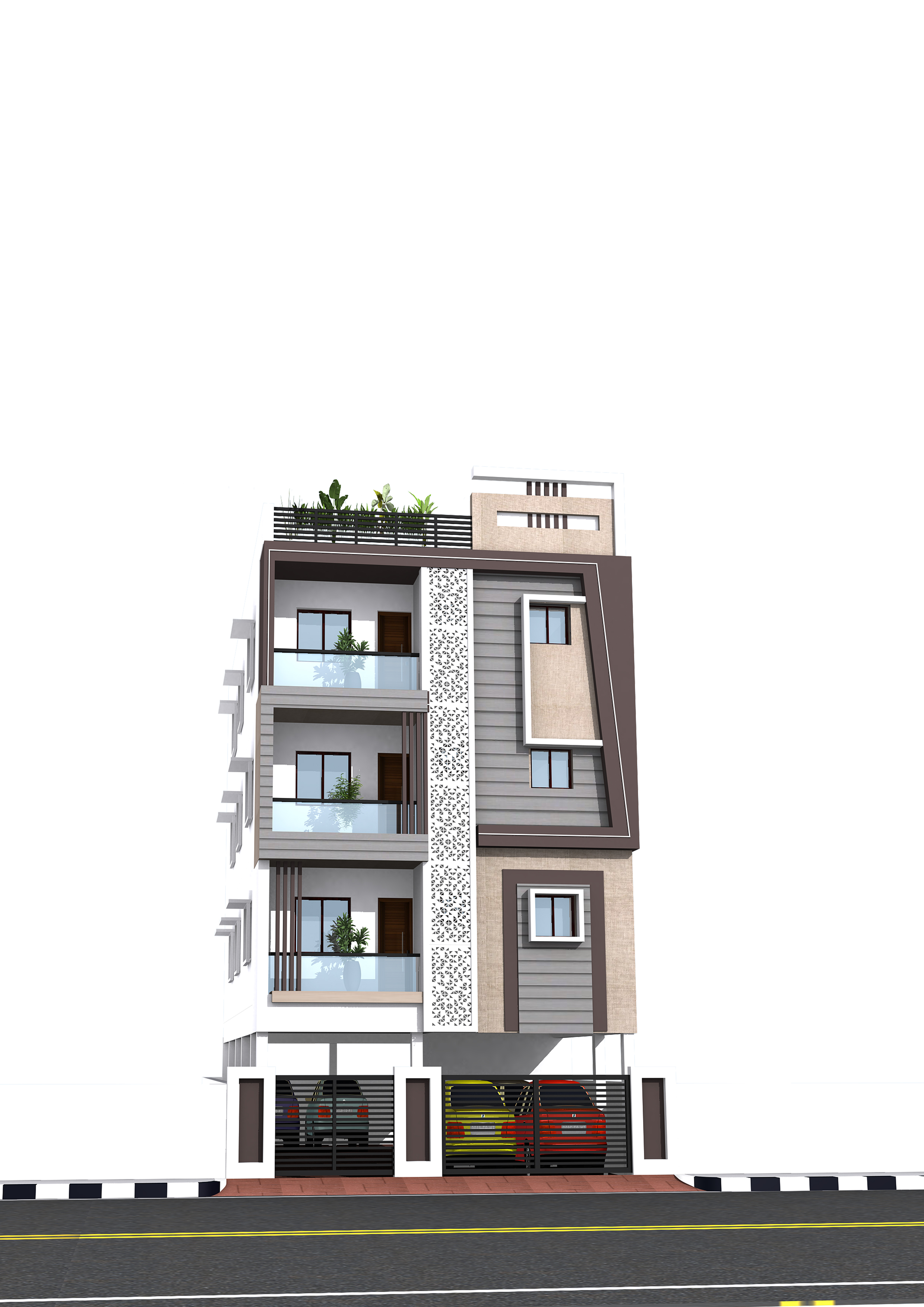 2BHK floor plan