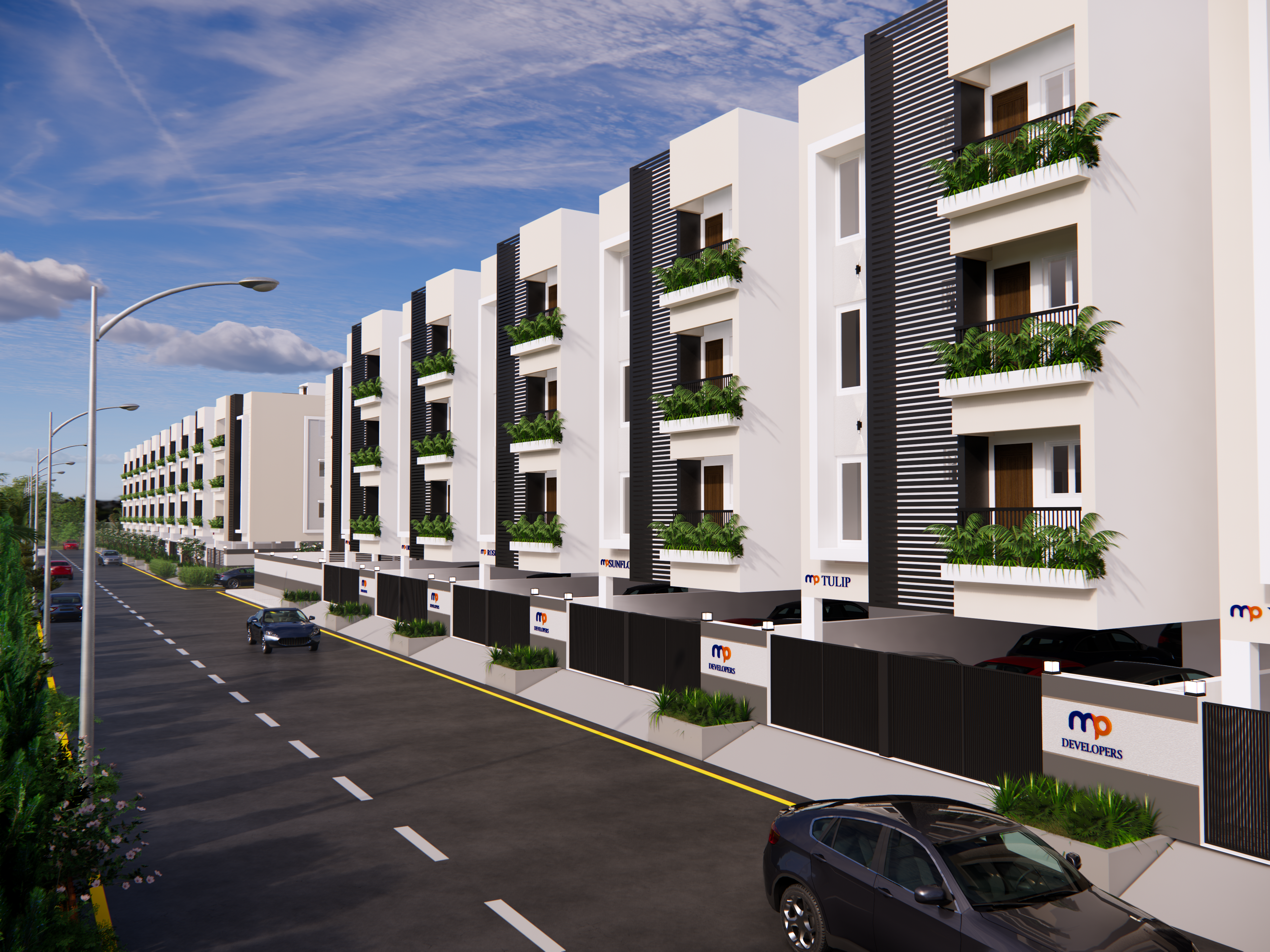 3BHK floor plan