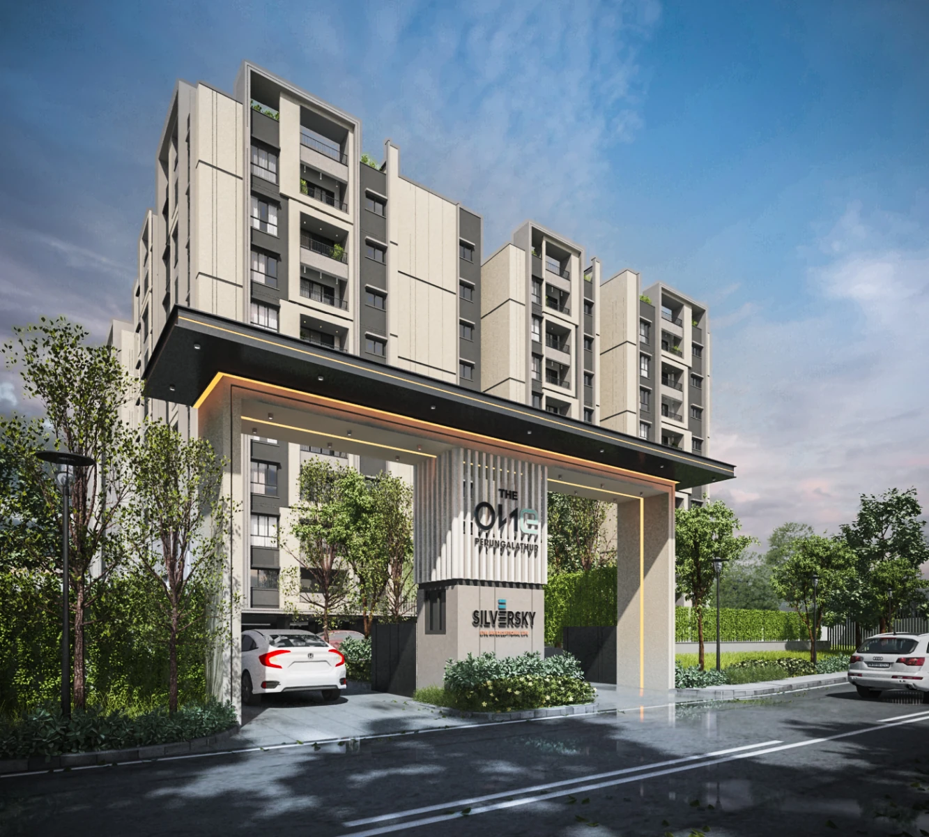 3BHK floor plan