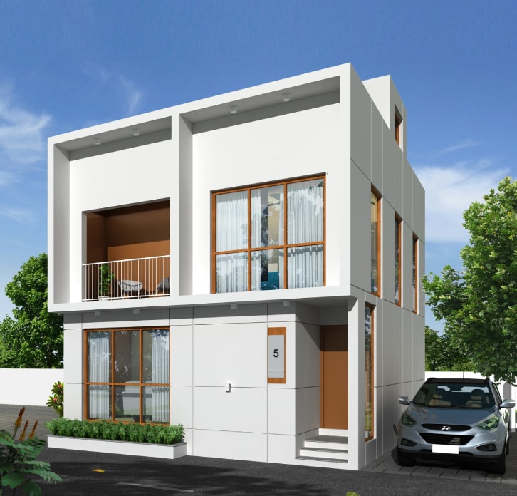 3BHK floor plan