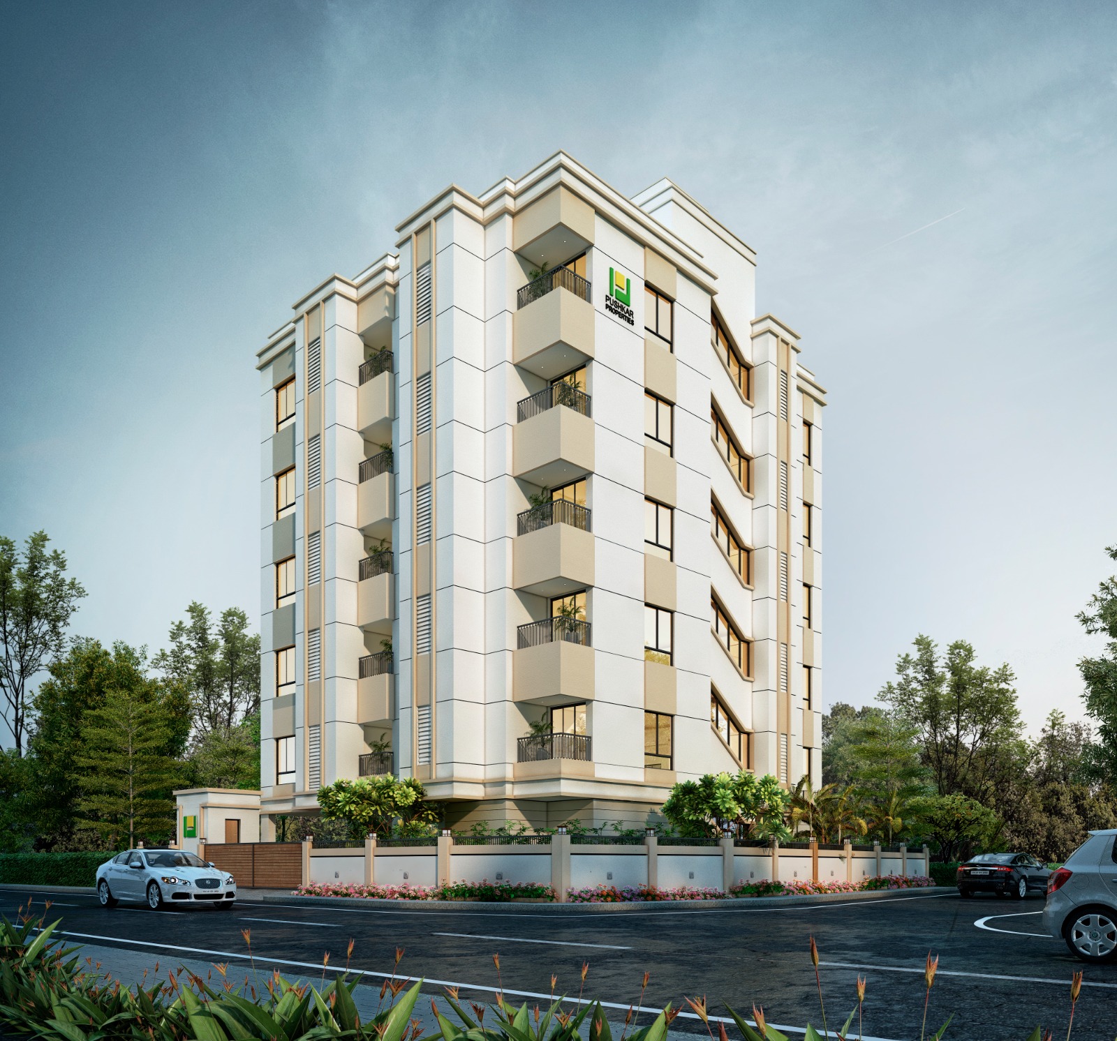 2BHK floor plan