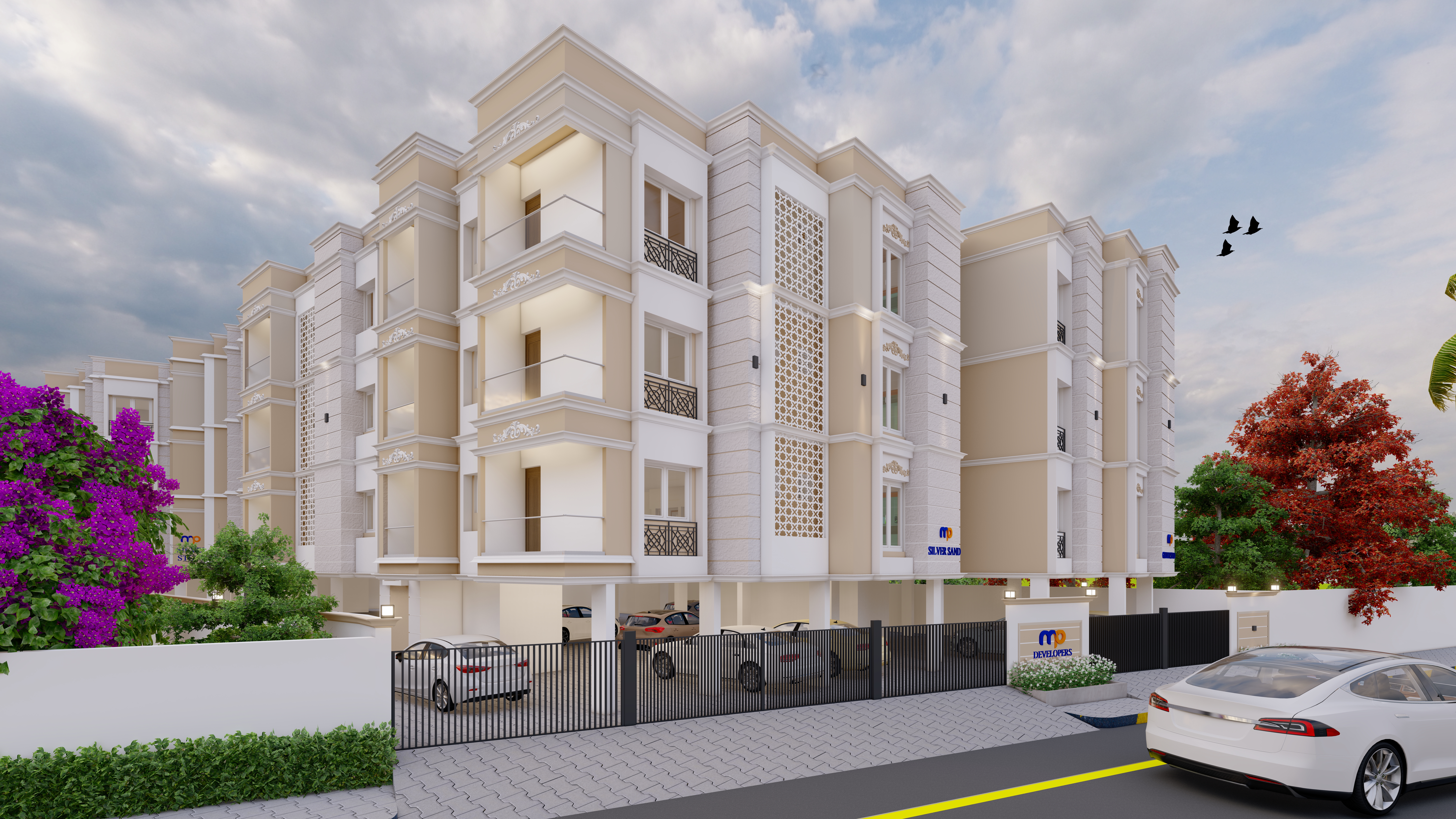 2BHK floor plan
