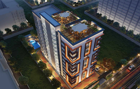 2BHK floor plan