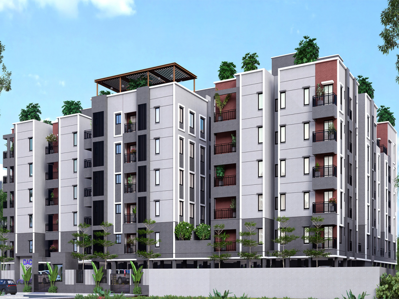 2BHK floor plan