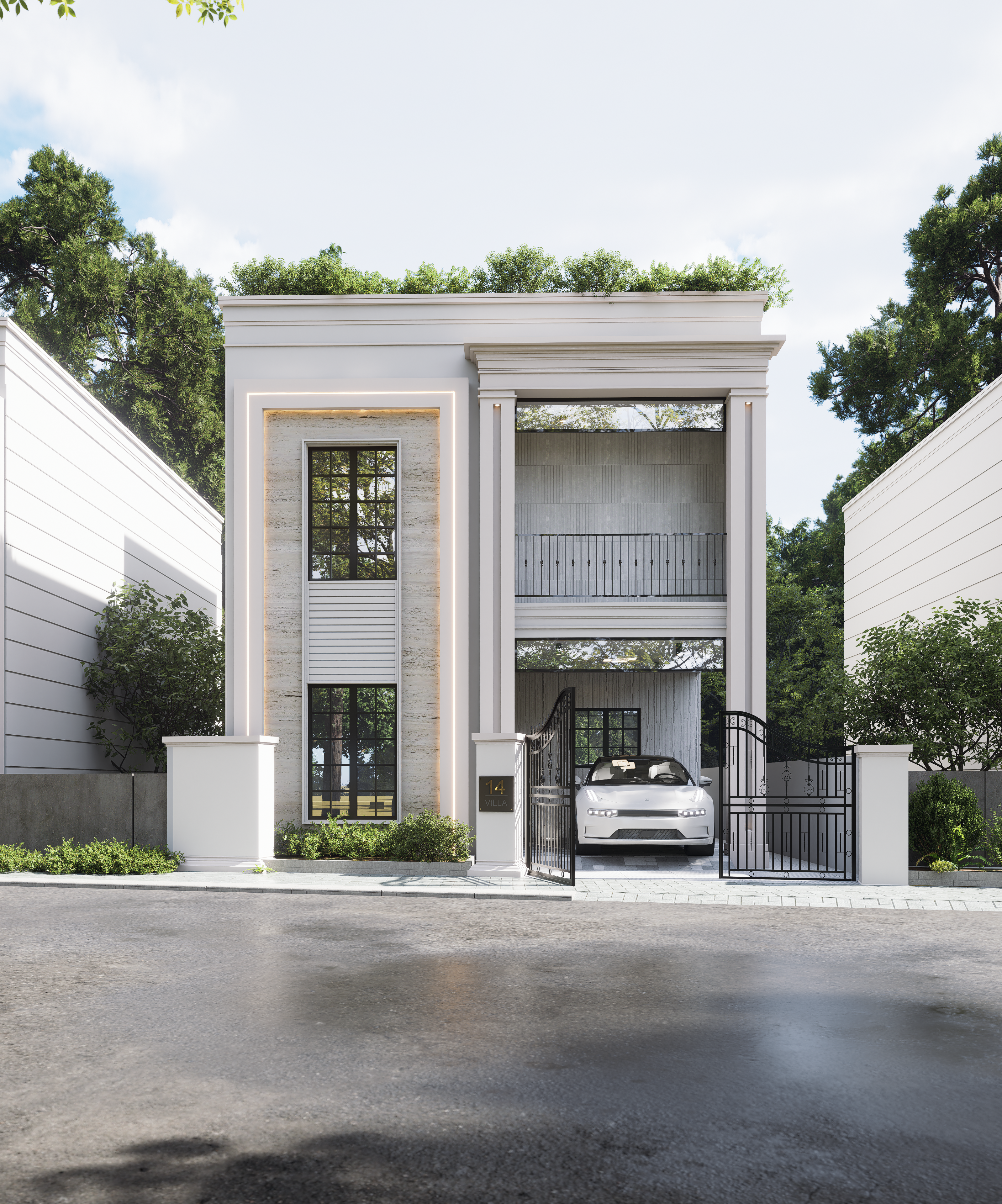 2BHK floor plan