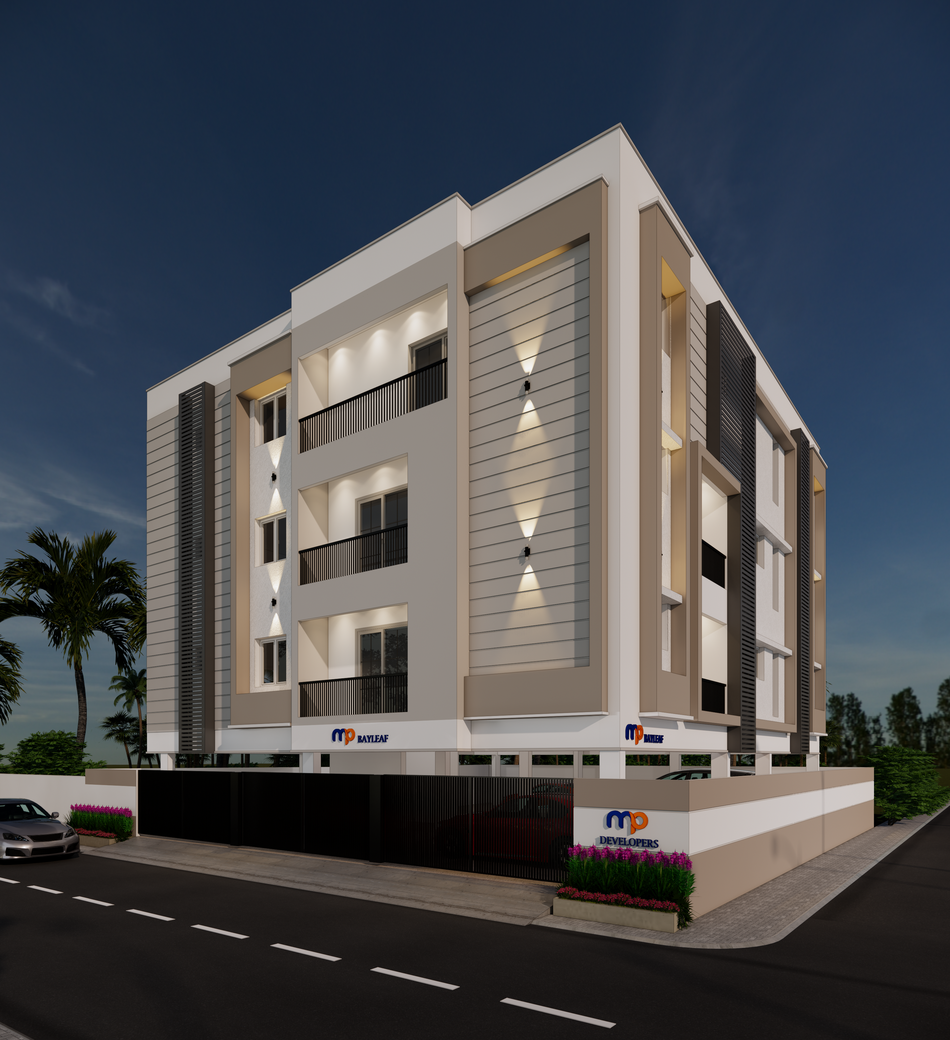 2BHK floor plan