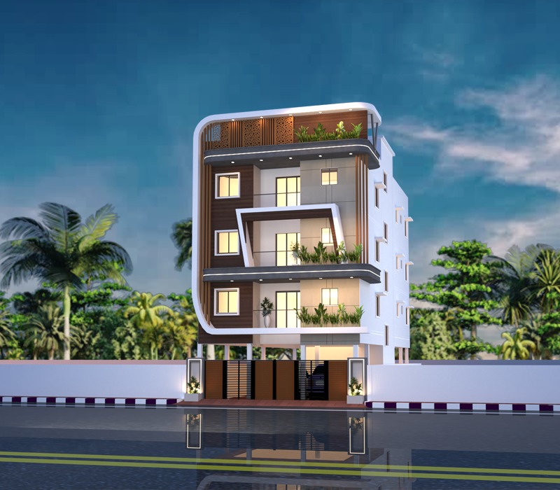 2BHK floor plan