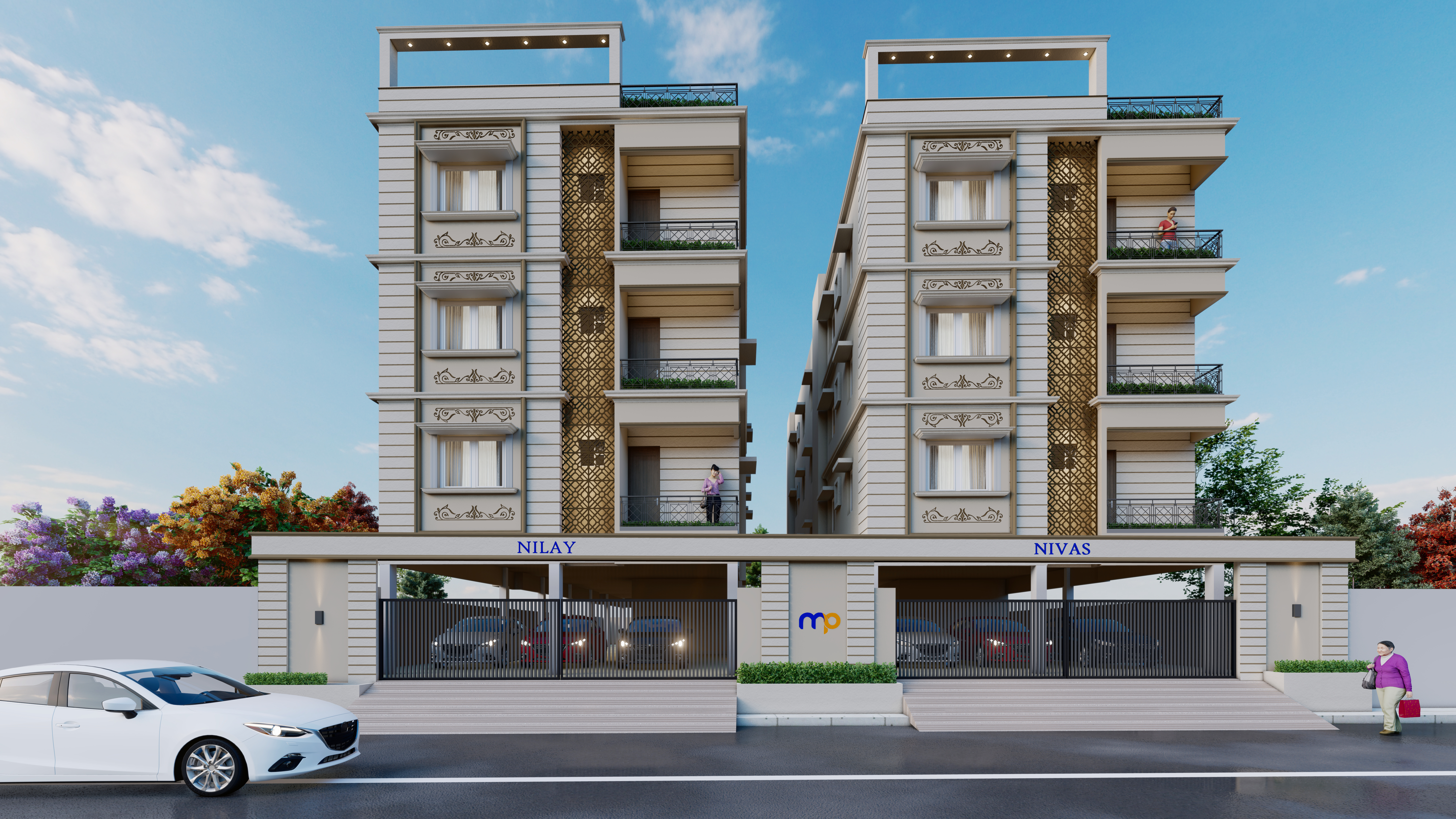 3BHK floor plan
