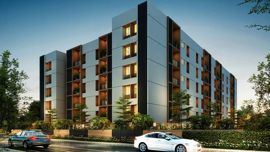 3BHK floor plan