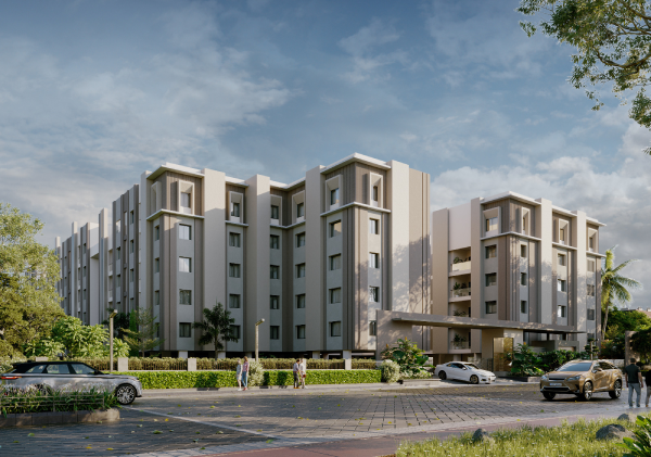 3BHK floor plan