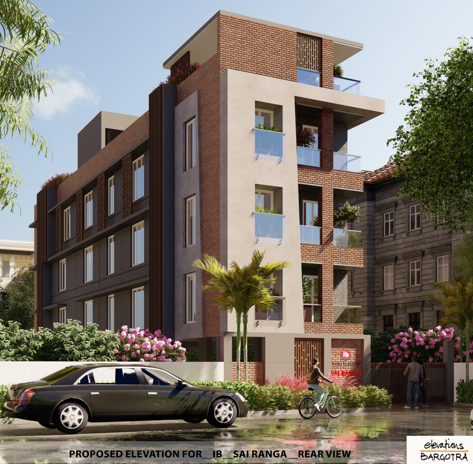 2BHK floor plan