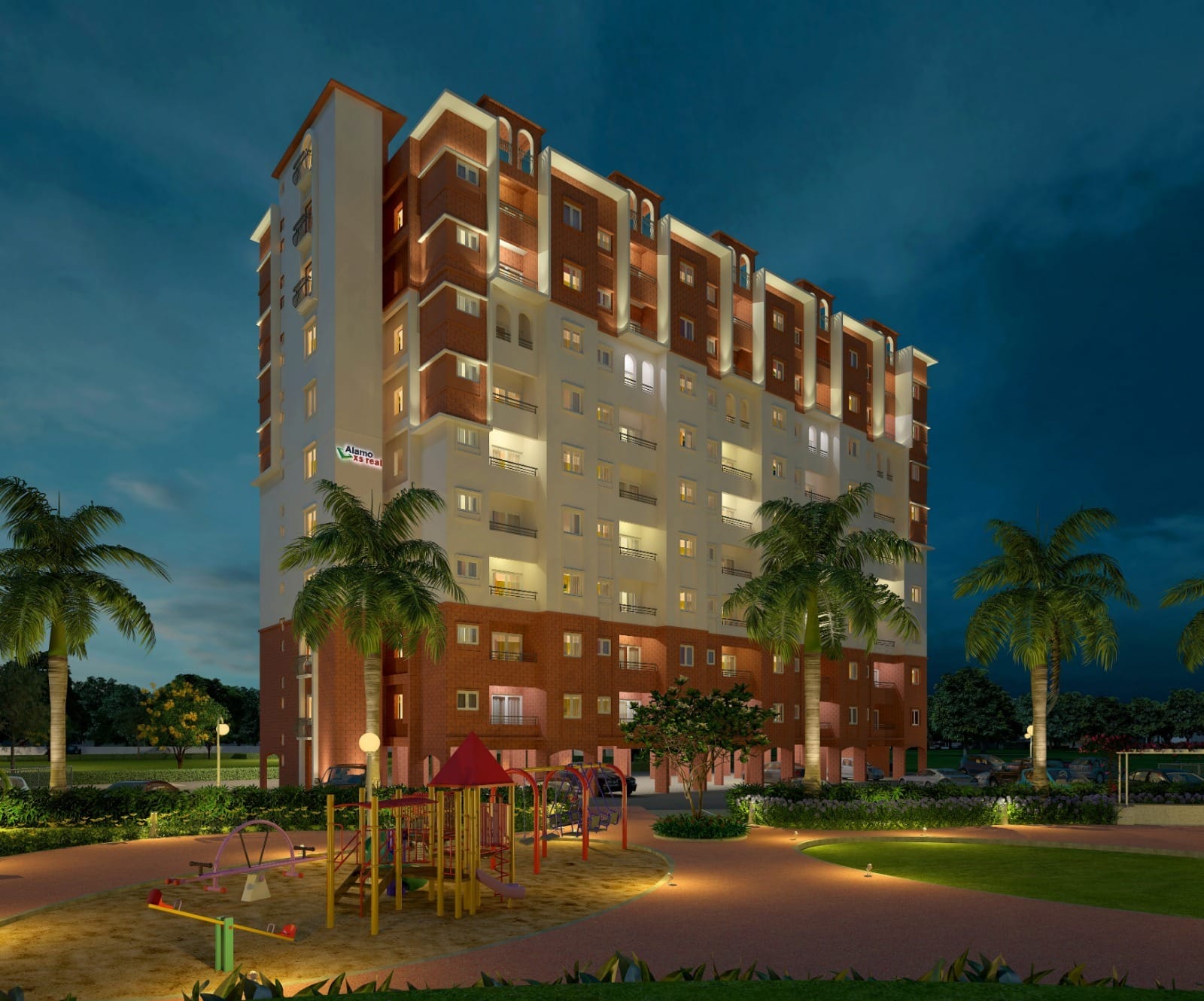 2BHK floor plan