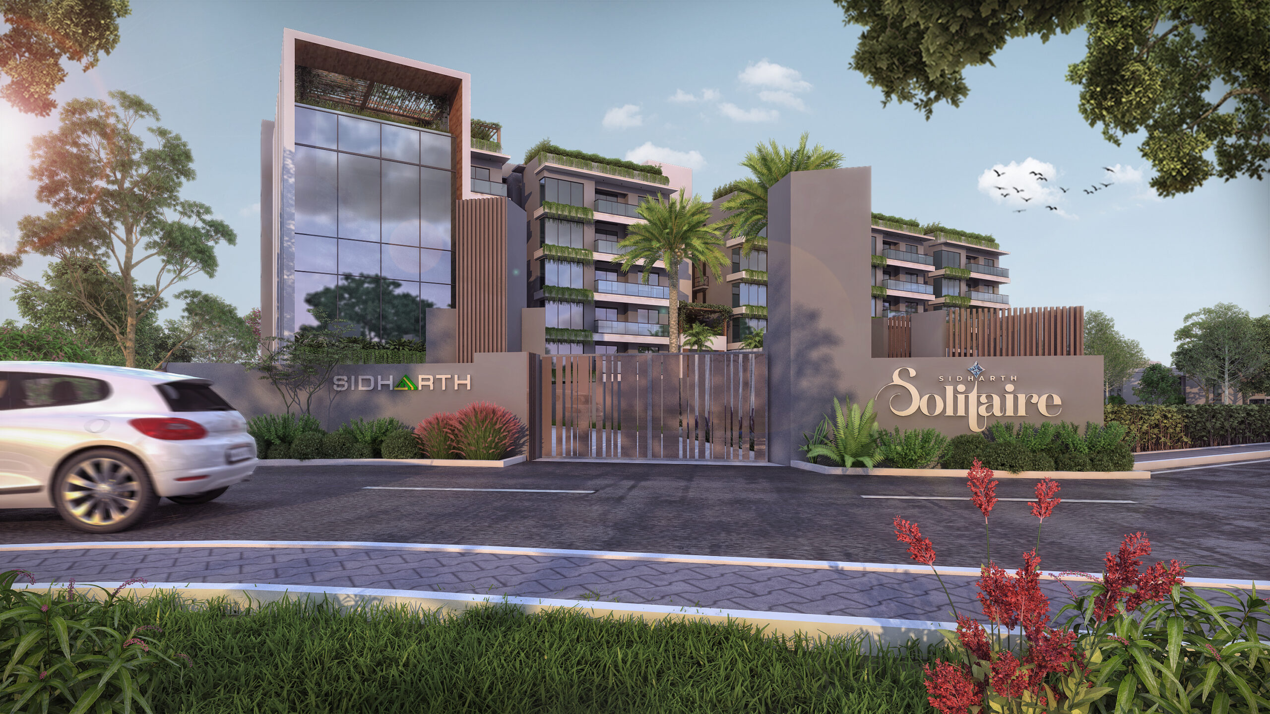3BHK floor plan