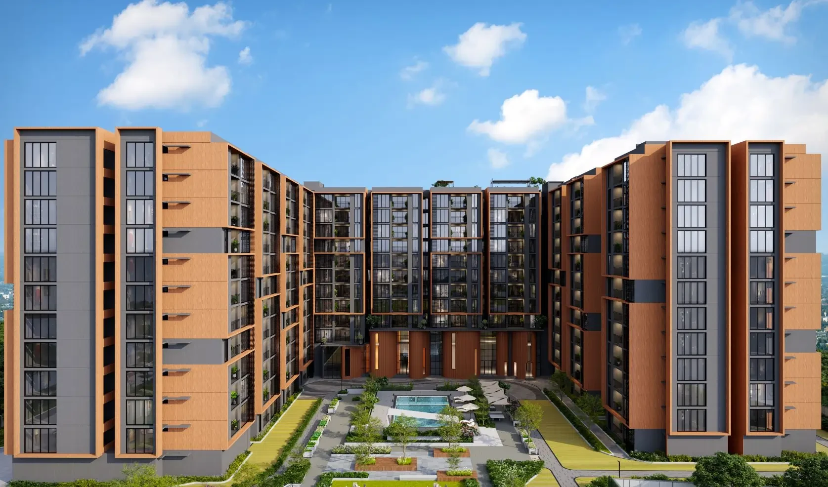 3BHK floor plan