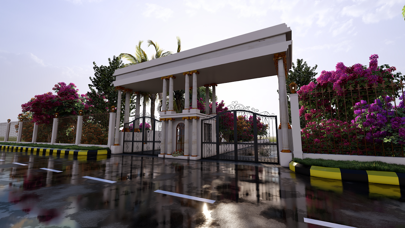 2BHK floor plan