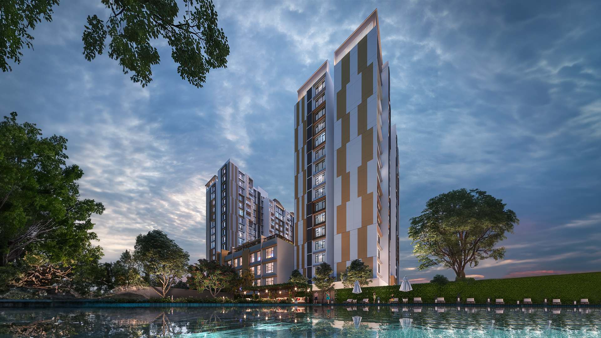 2BHK floor plan