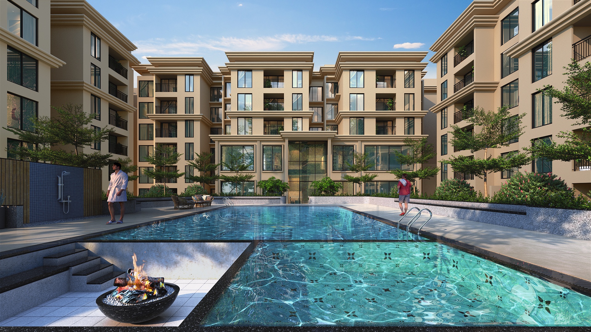 3BHK floor plan