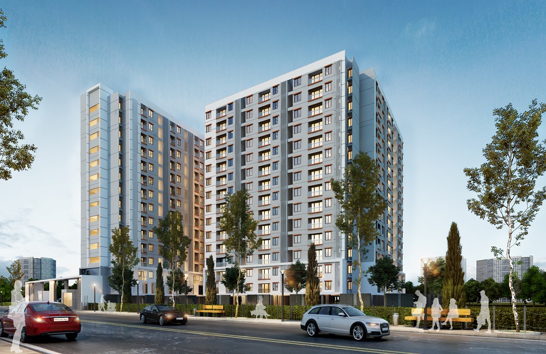 2BHK floor plan