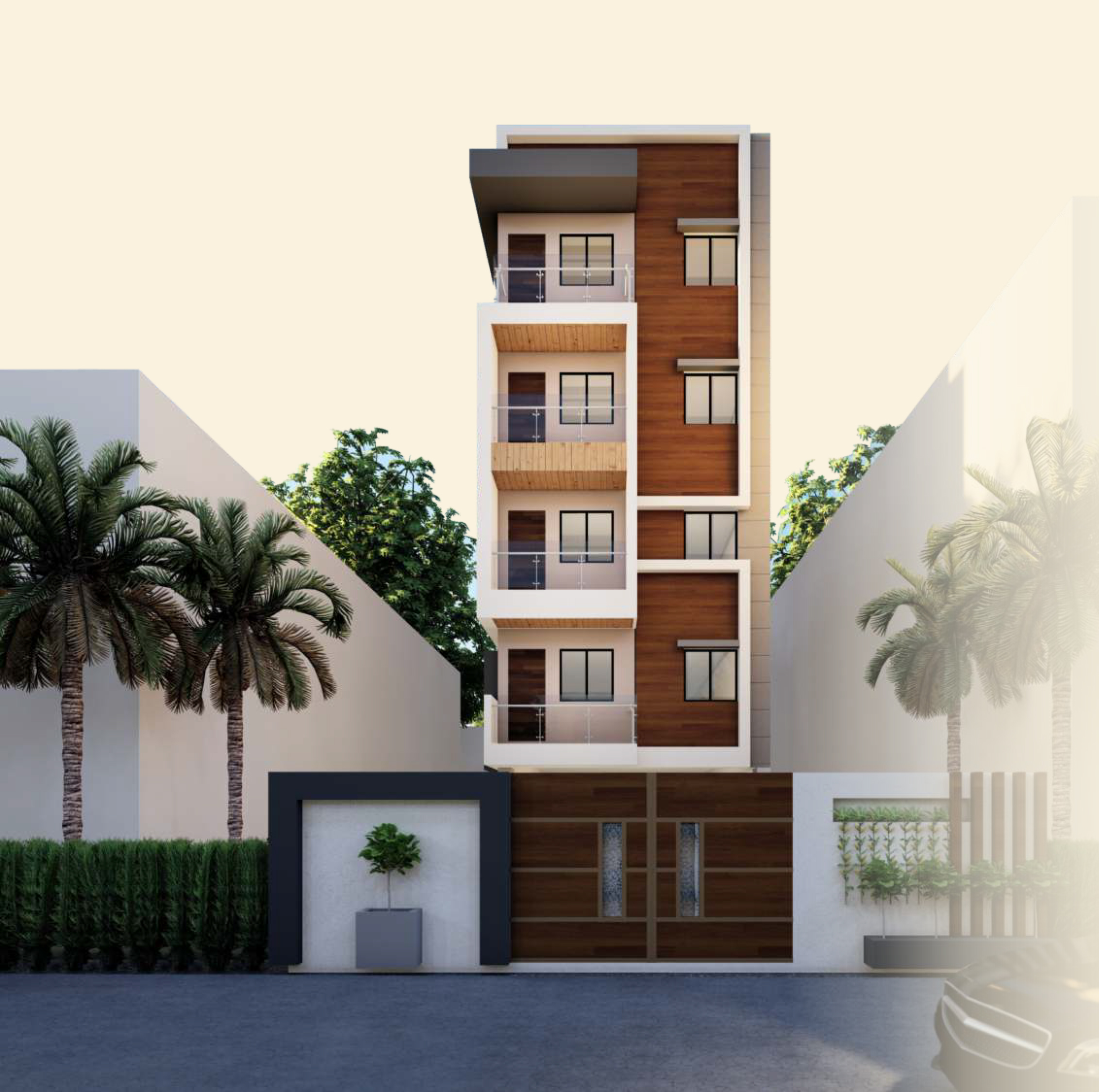 3BHK floor plan