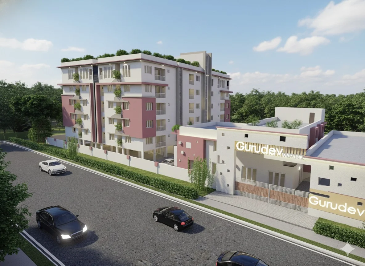 3BHK floor plan