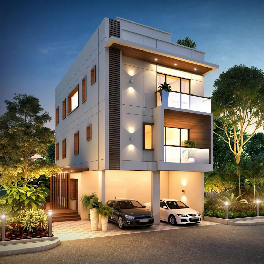 3BHK floor plan