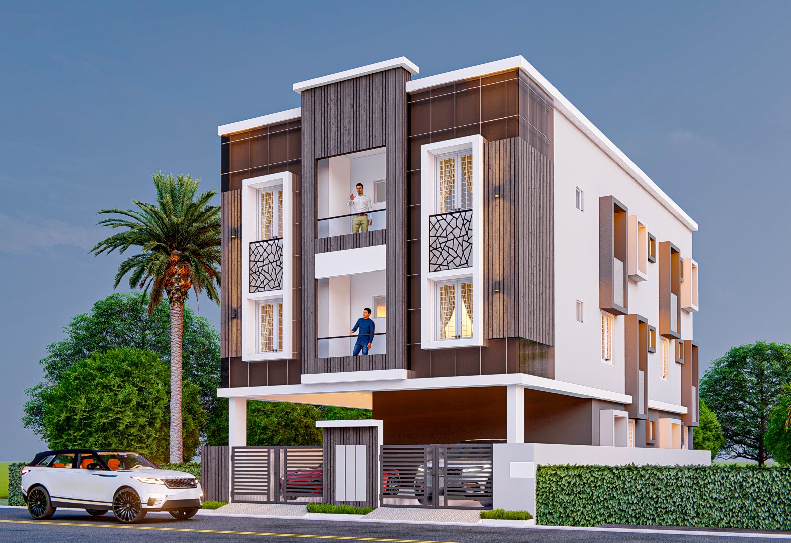 2BHK floor plan