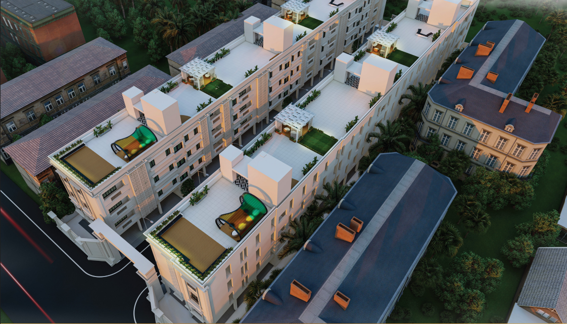 2BHK floor plan