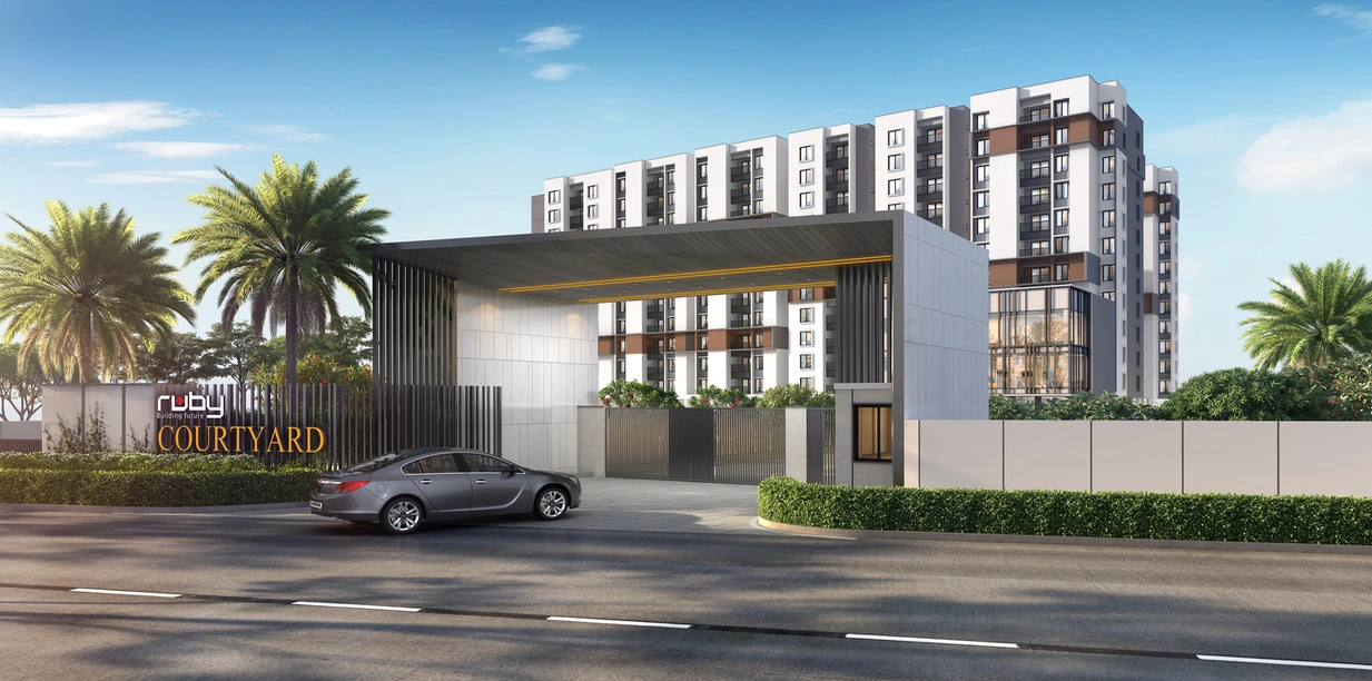 2BHK floor plan