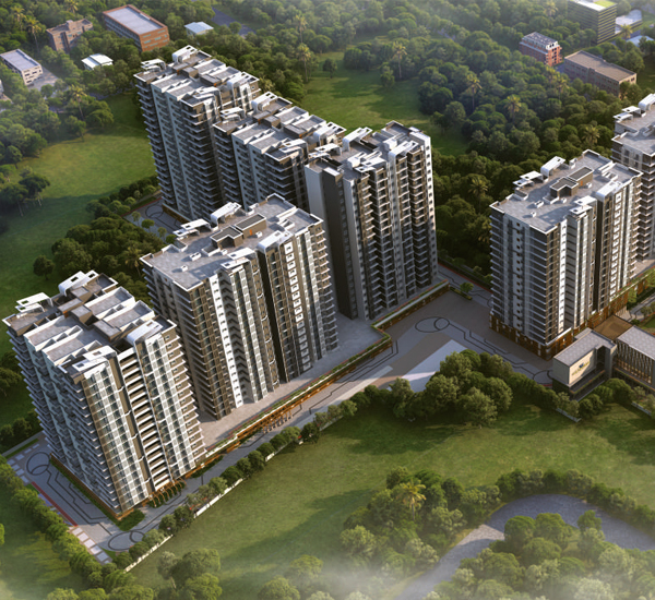 2BHK floor plan