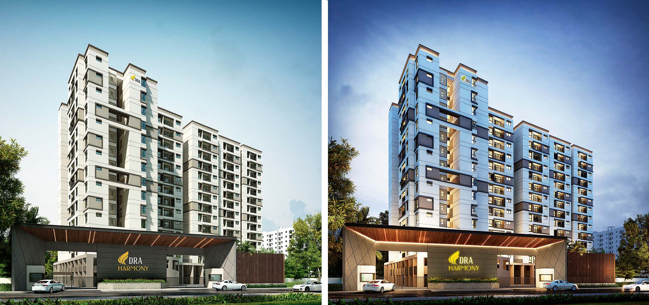 2BHK floor plan
