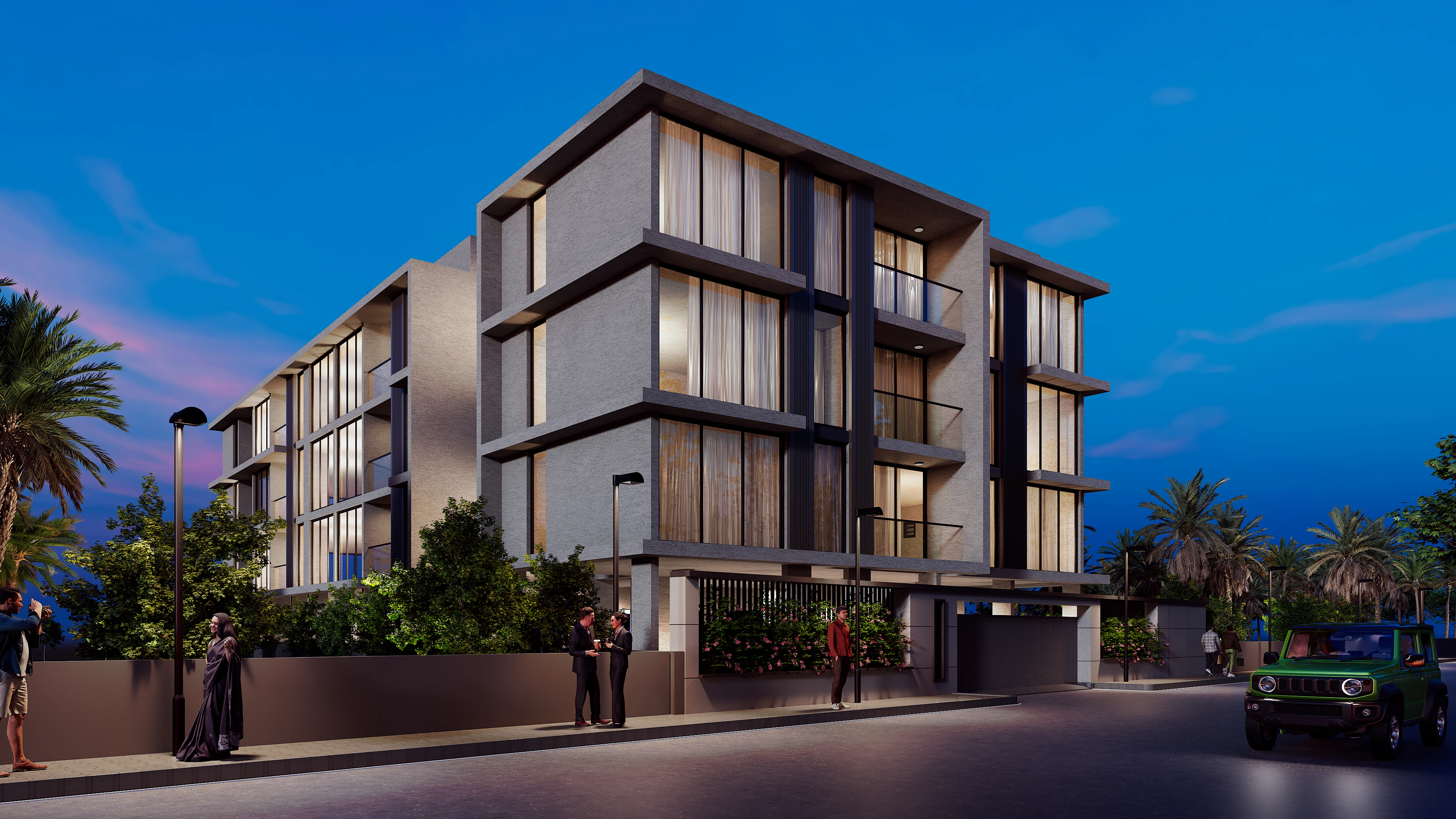 3BHK floor plan